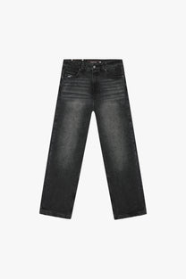 Basic Straight Jeans Black