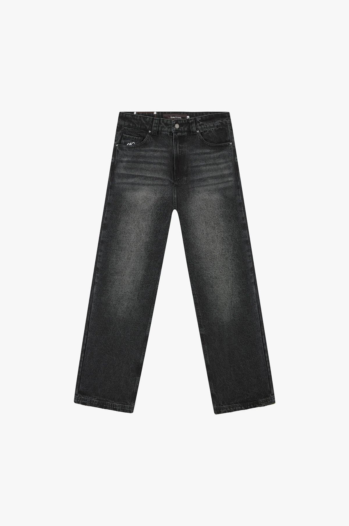 Basic Straight Jeans Black