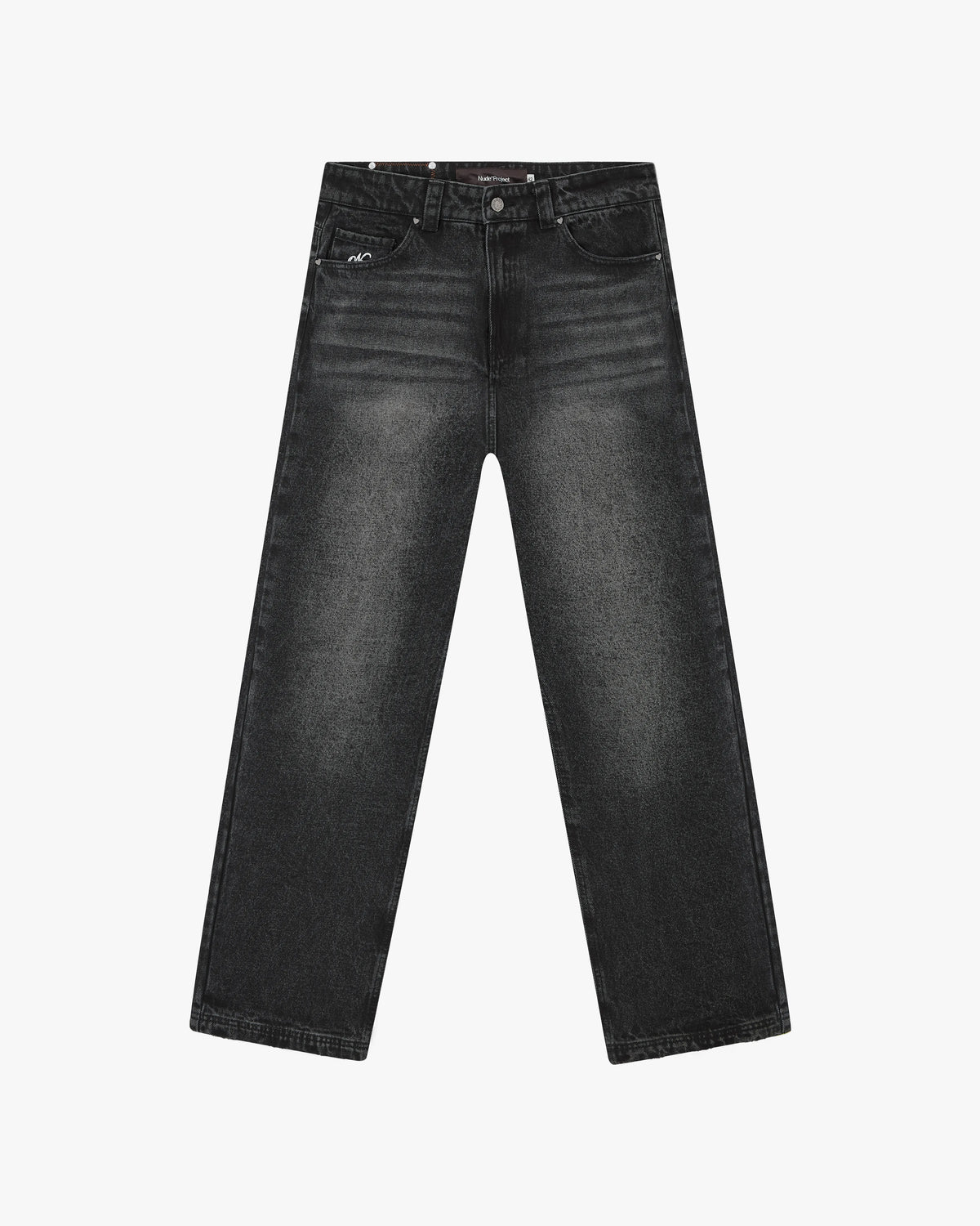 Basic Straight Jeans Black