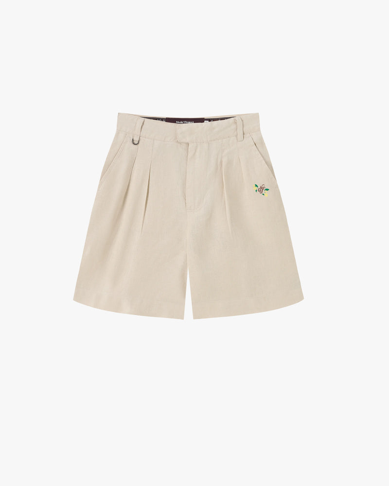 Kimchi Linen Shorts Beige