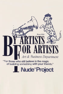 Art & Business Tee Ivory