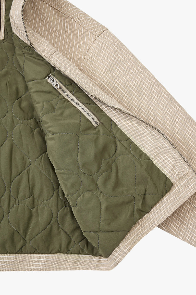 Worker Jacket Canvas Beige