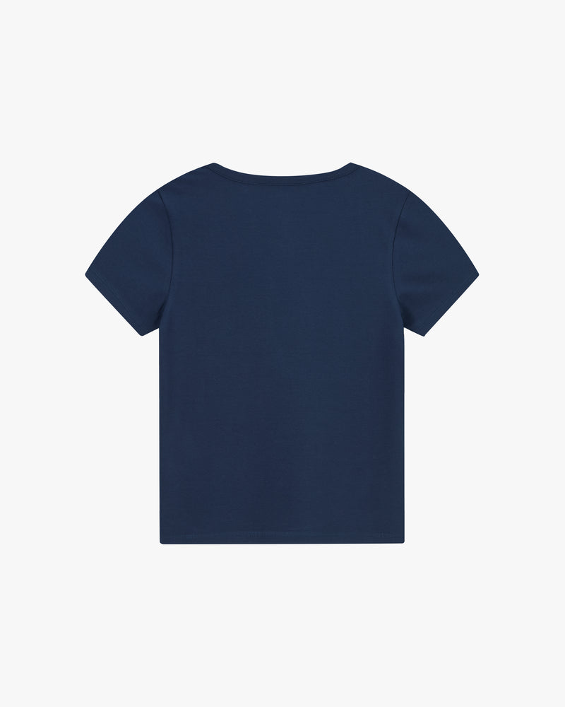 Bear Baby Tee Navy