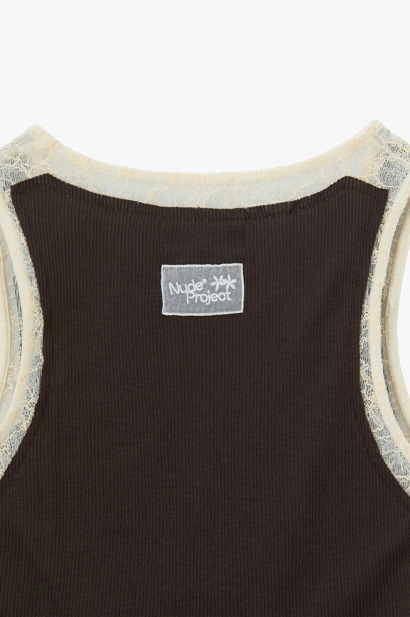 Cady Tank Top Brown
