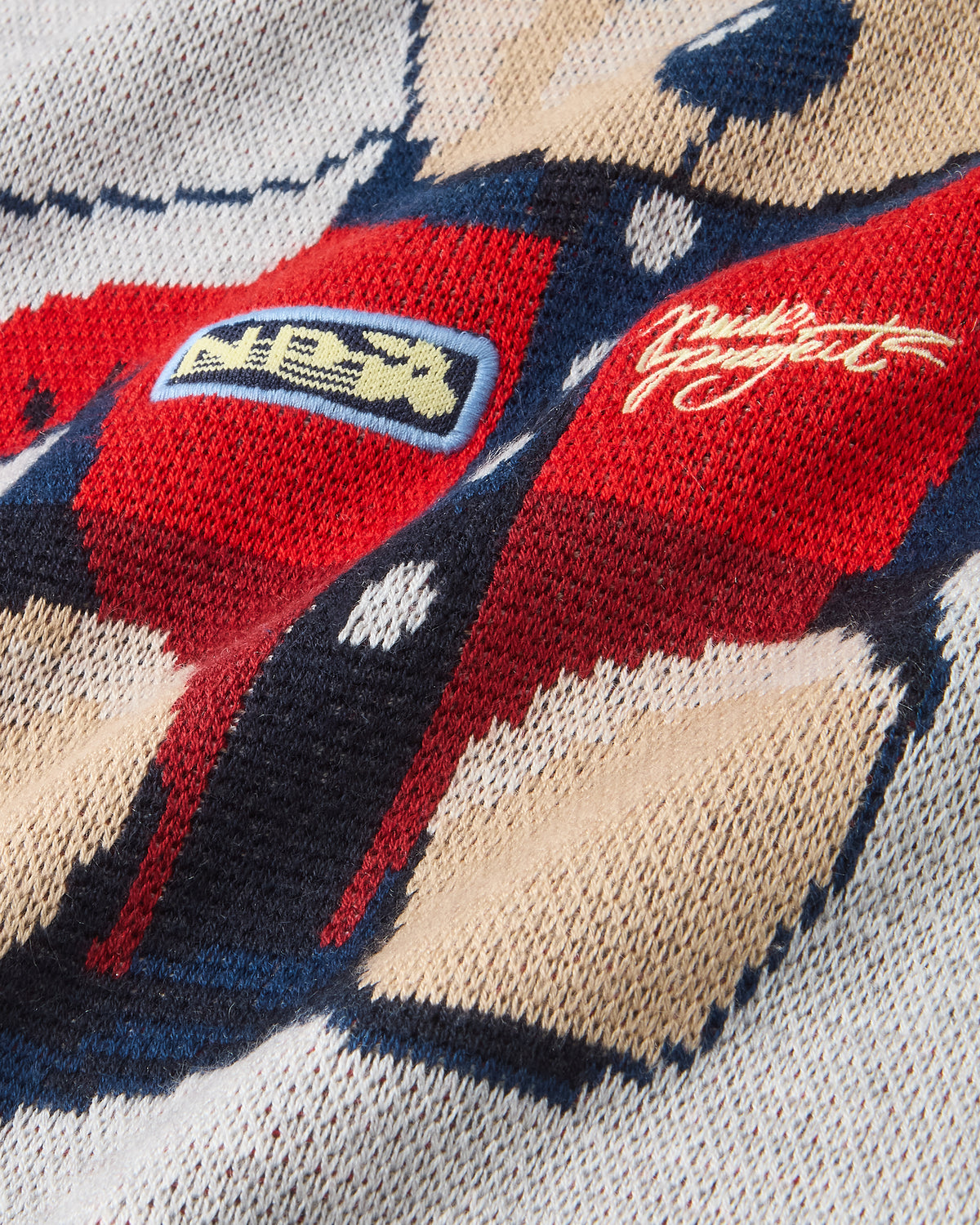 Turbo Ted Knit Sweater Grey