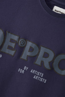 Macro Long-Sleeve T-Shirt Navy