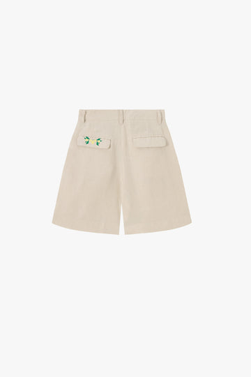 Kimchi Linen Shorts Beige