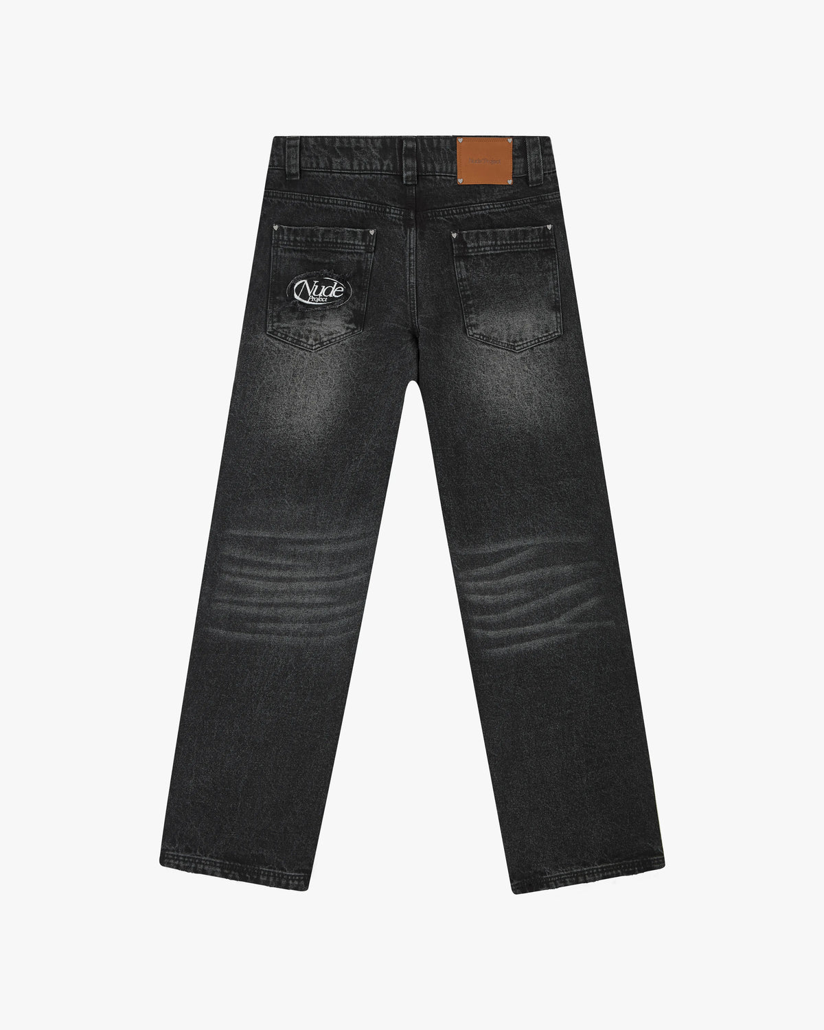 Basic Straight Jeans Black