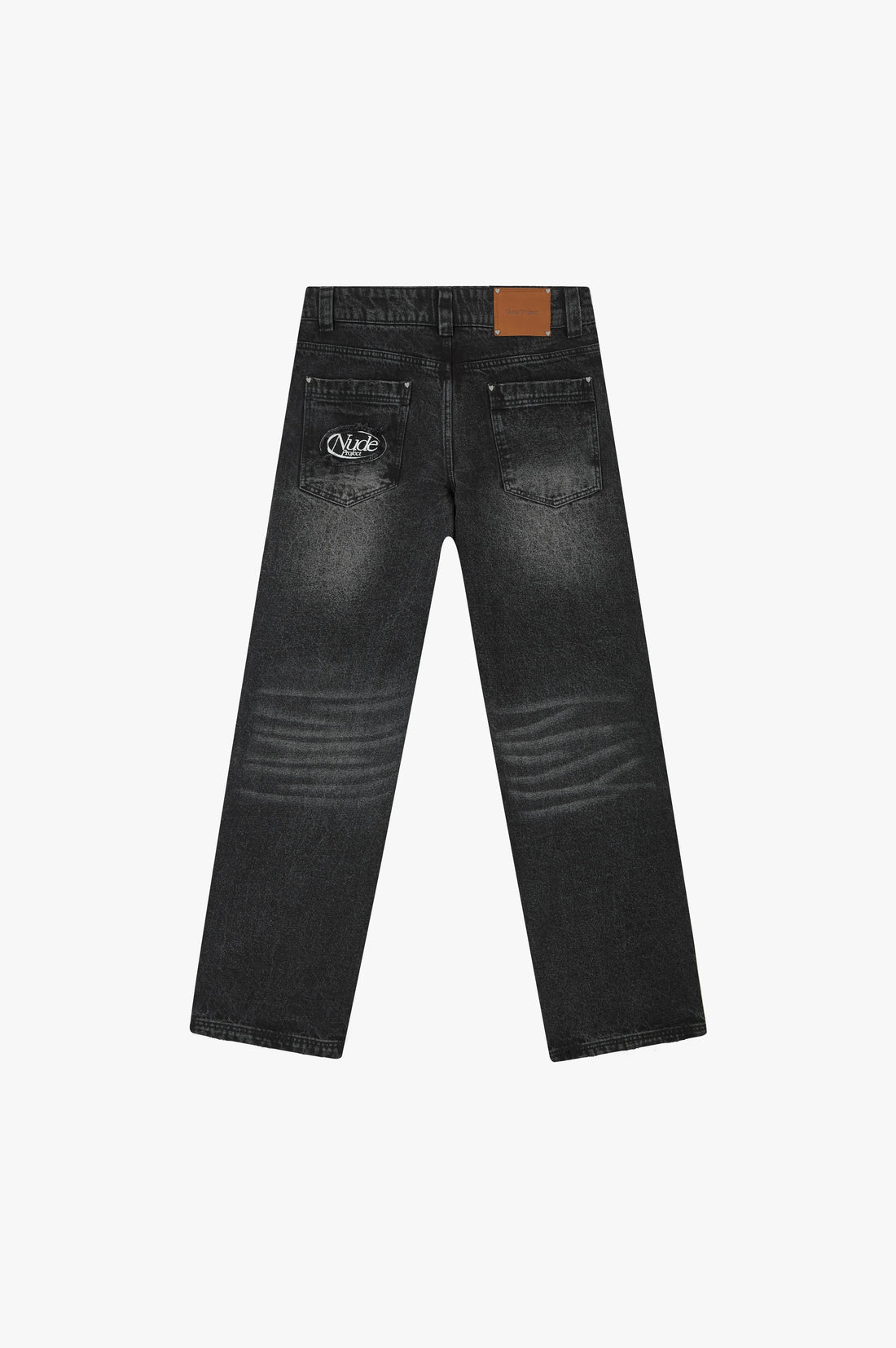 Basic Straight Jeans Black