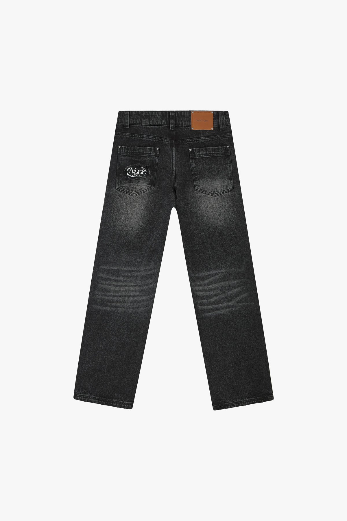 Basic Straight Jeans Black