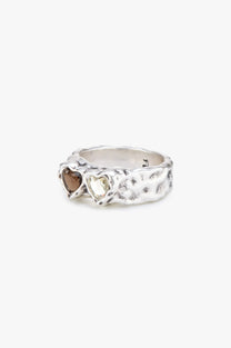 Hearts Ring Silver