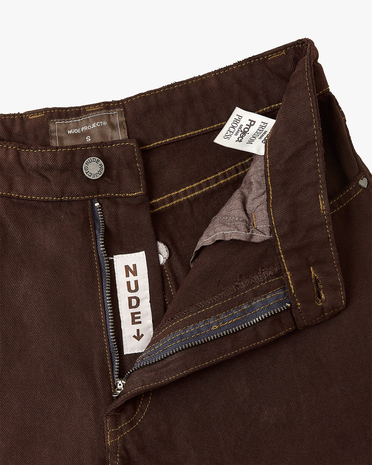 Old Baggy Jeans Brown