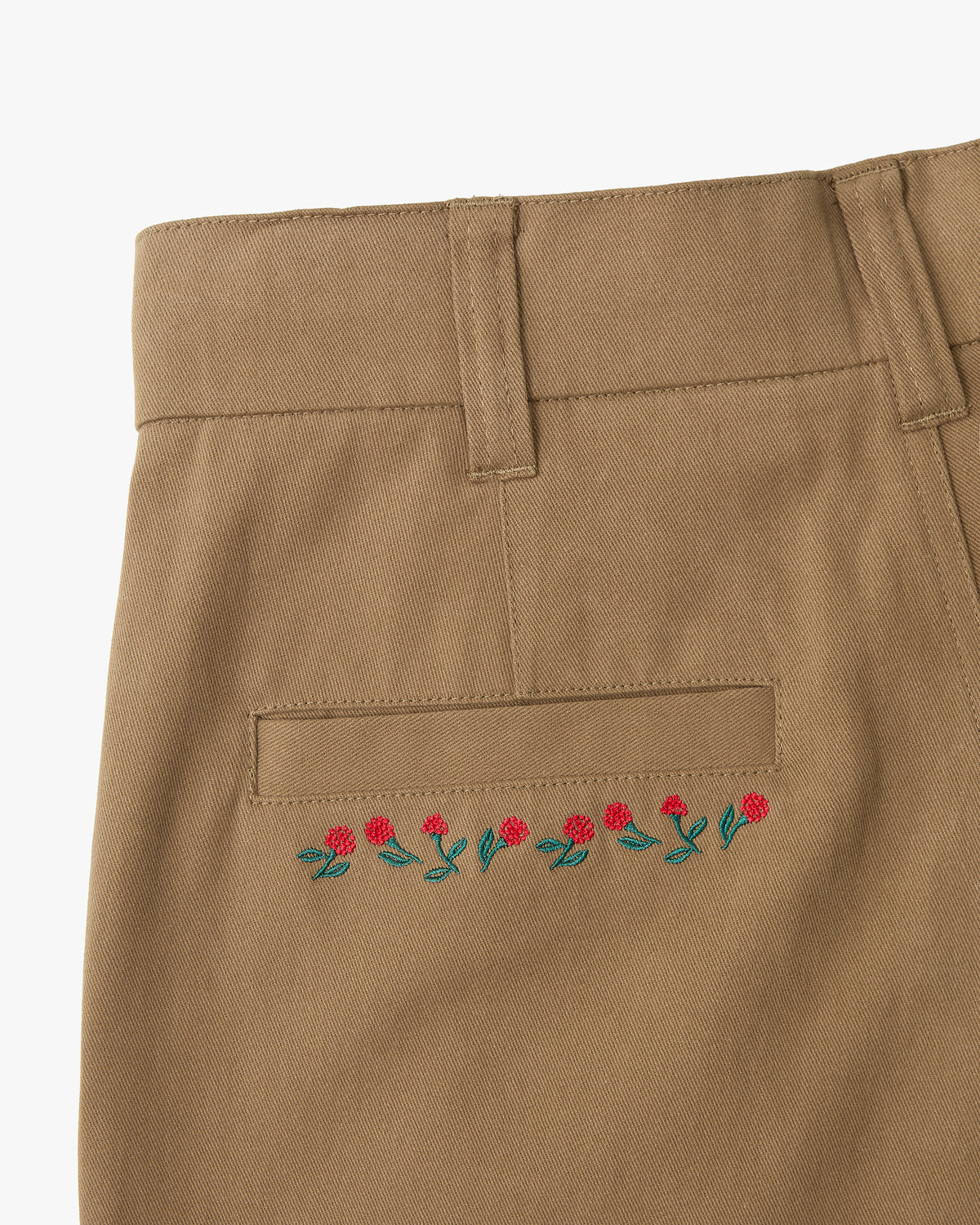 Vinyl Chino Pants Beige