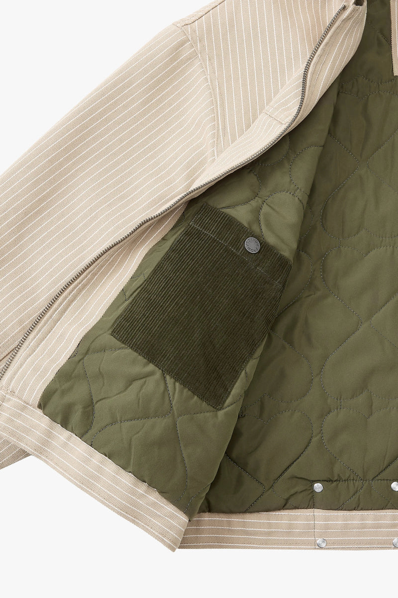 Worker Jacket Canvas Beige