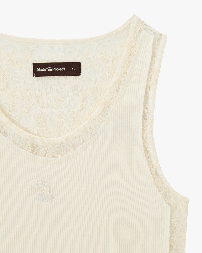 Cady Tank Top Ivory