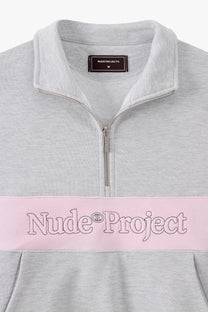 Idol Quarter-Zip Grey Melange
