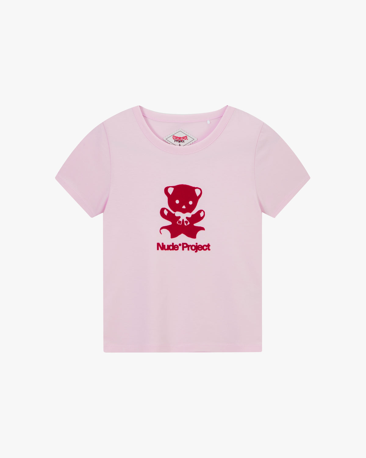 Bear Baby Tee Pink