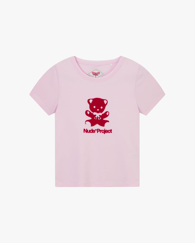 Camiseta Baby Bear Rosa