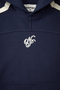 Ying Yang Hoodie Blue