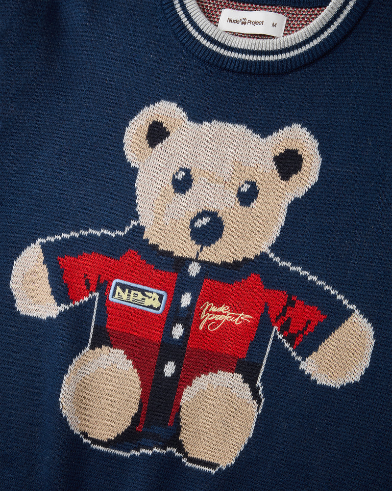 Turbo Ted Knit Sweater Navy