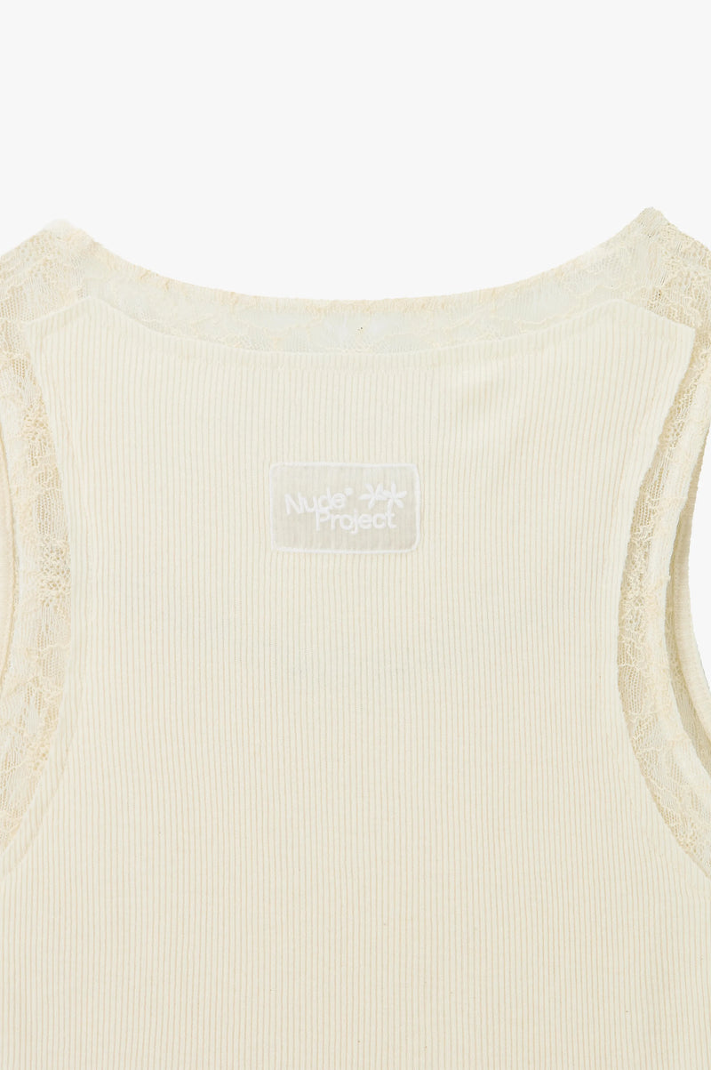 Cady Tank Top Ivory