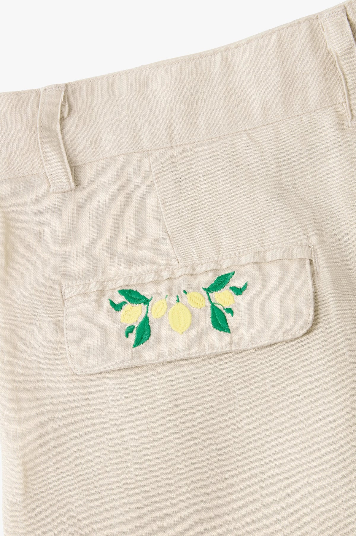Kimchi Linen Shorts Beige