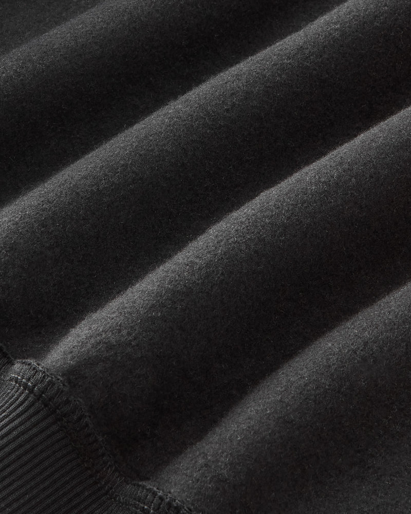 Basic Cherry Quarter-Zip Black