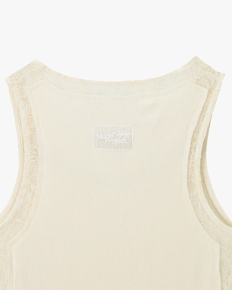 Cady Tank Top Ivory