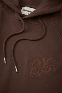 Script Hoodie Brown