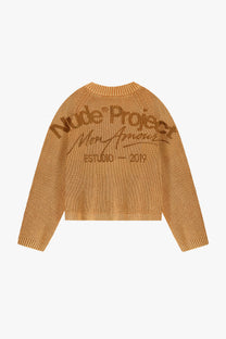 Soju Knit Sweater Dark Orange