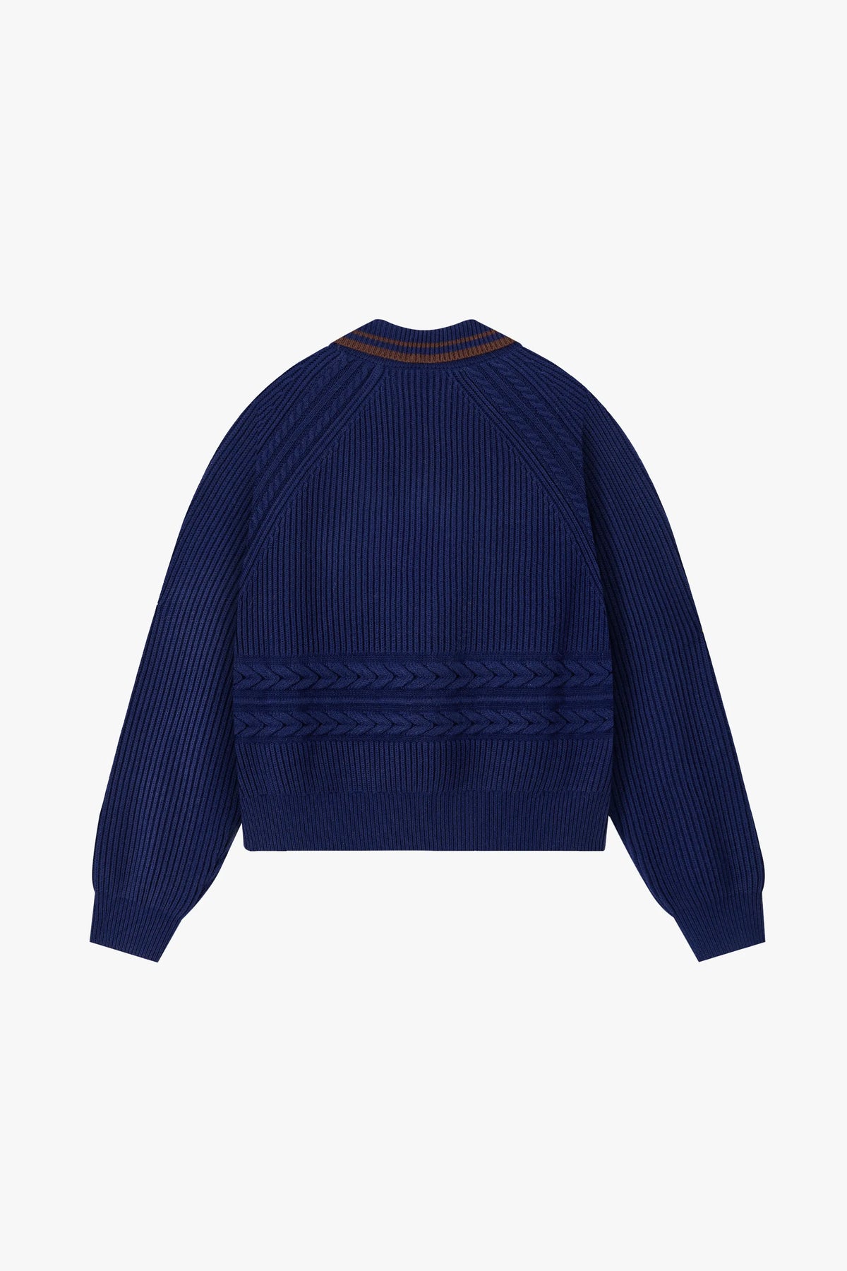 Ridgmount Quarter-Zip Knit Sweater Navy