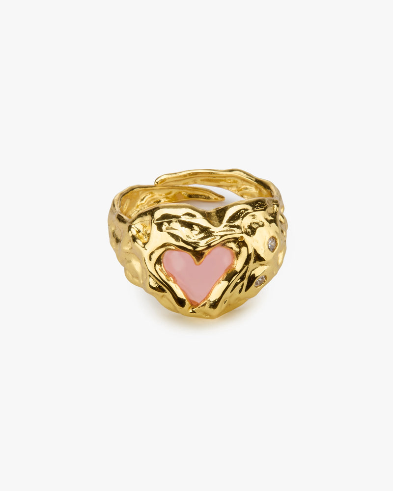 S925 Lovers Ring Gold