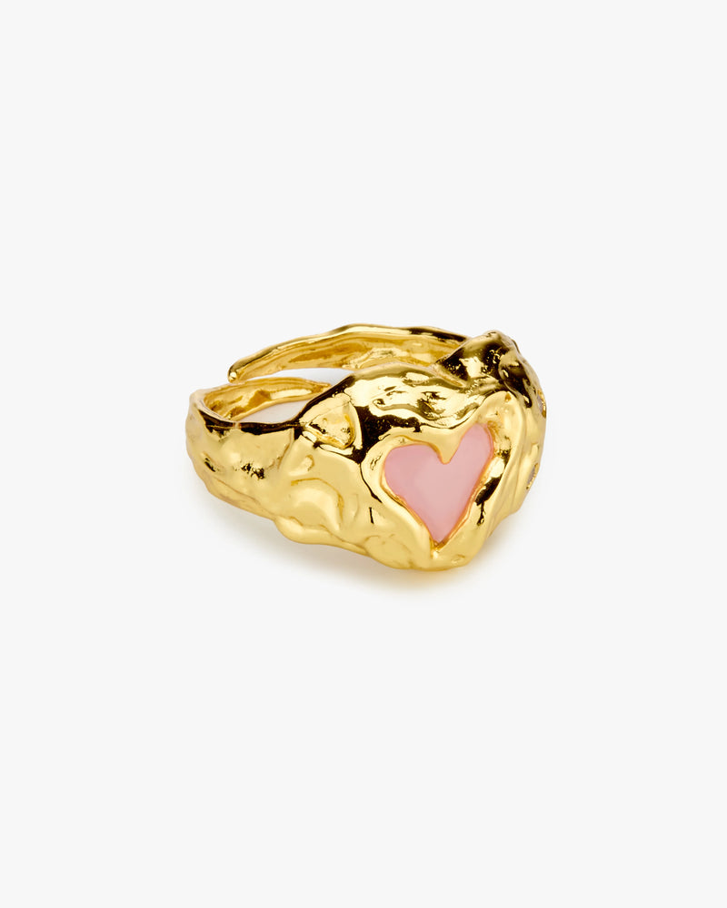 S925 Lovers Ring Gold