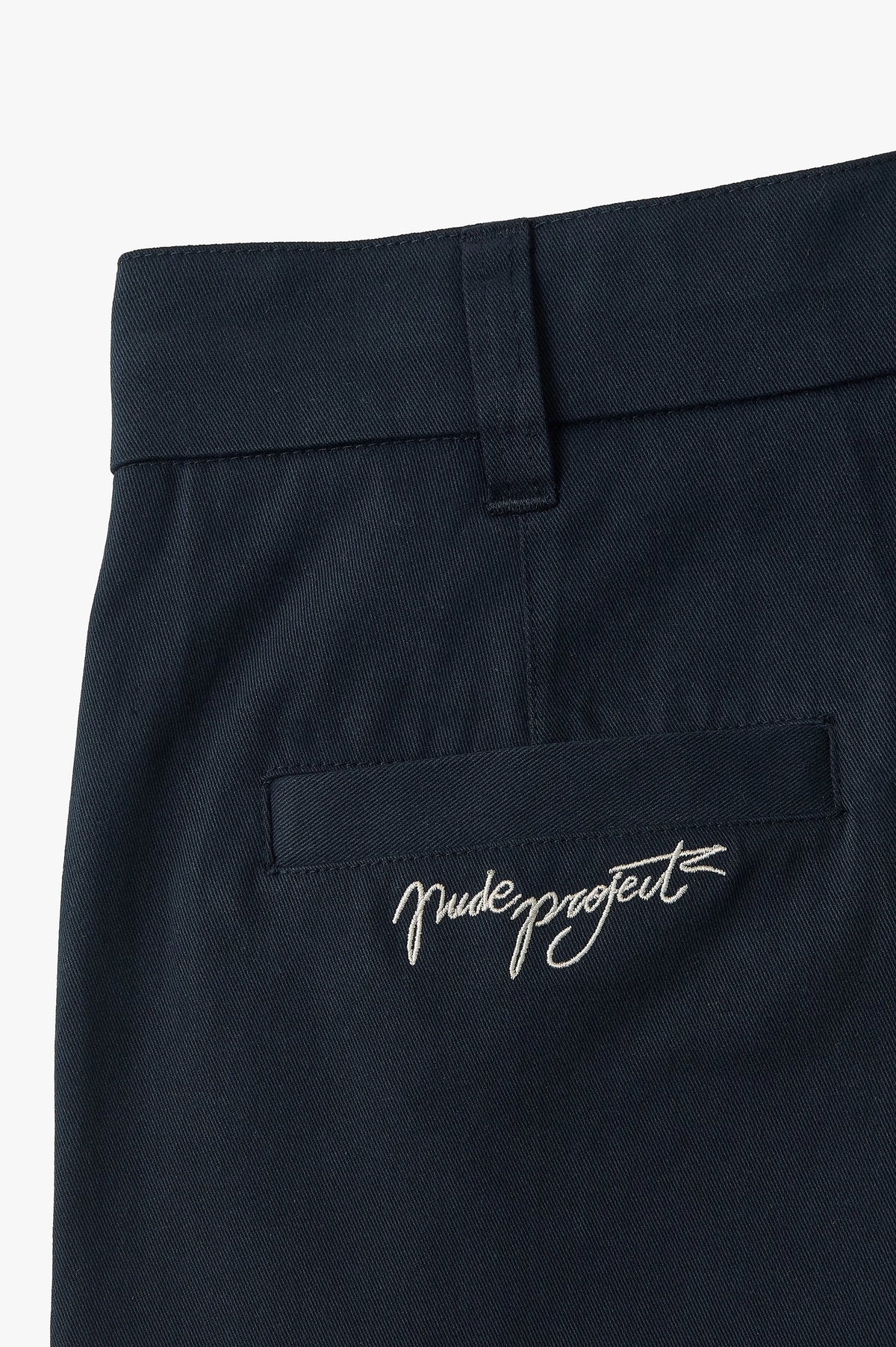 Vinyl Chino Pants Navy