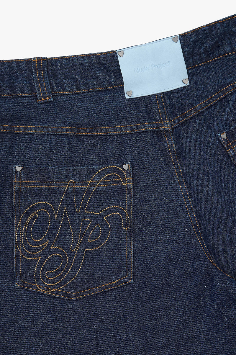 Barrel Jeans Raw Indigo