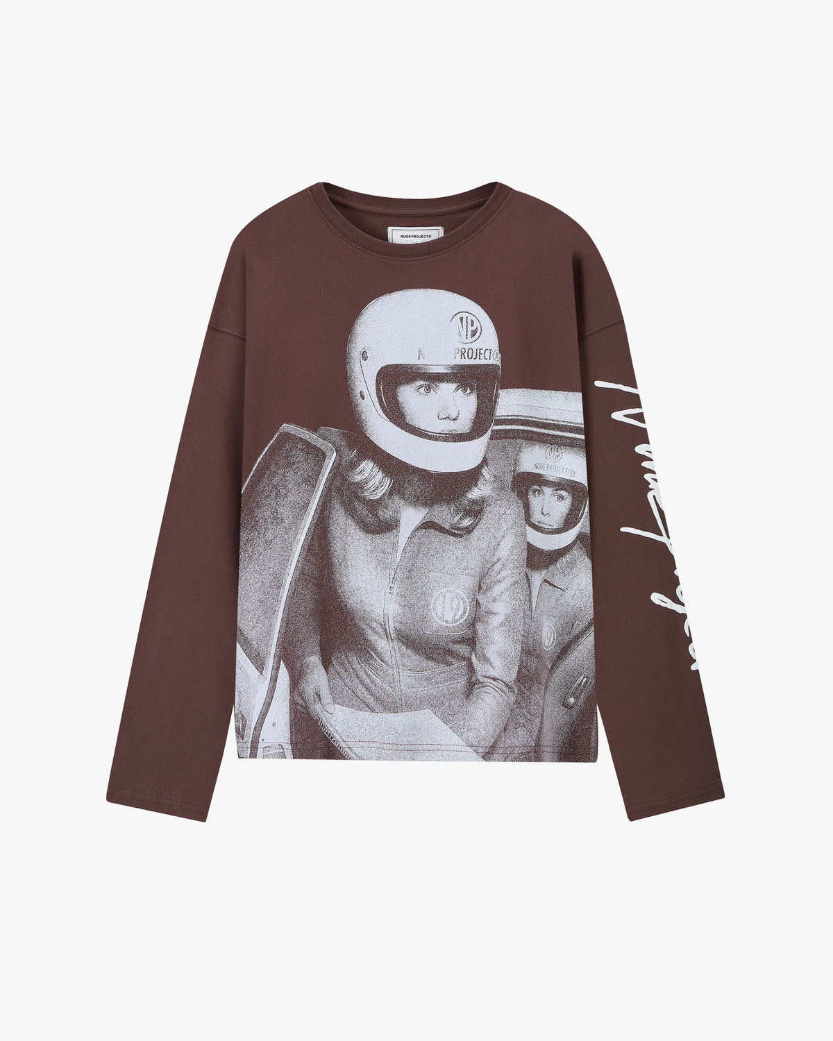 Rally Long-Sleeve Tee Brown