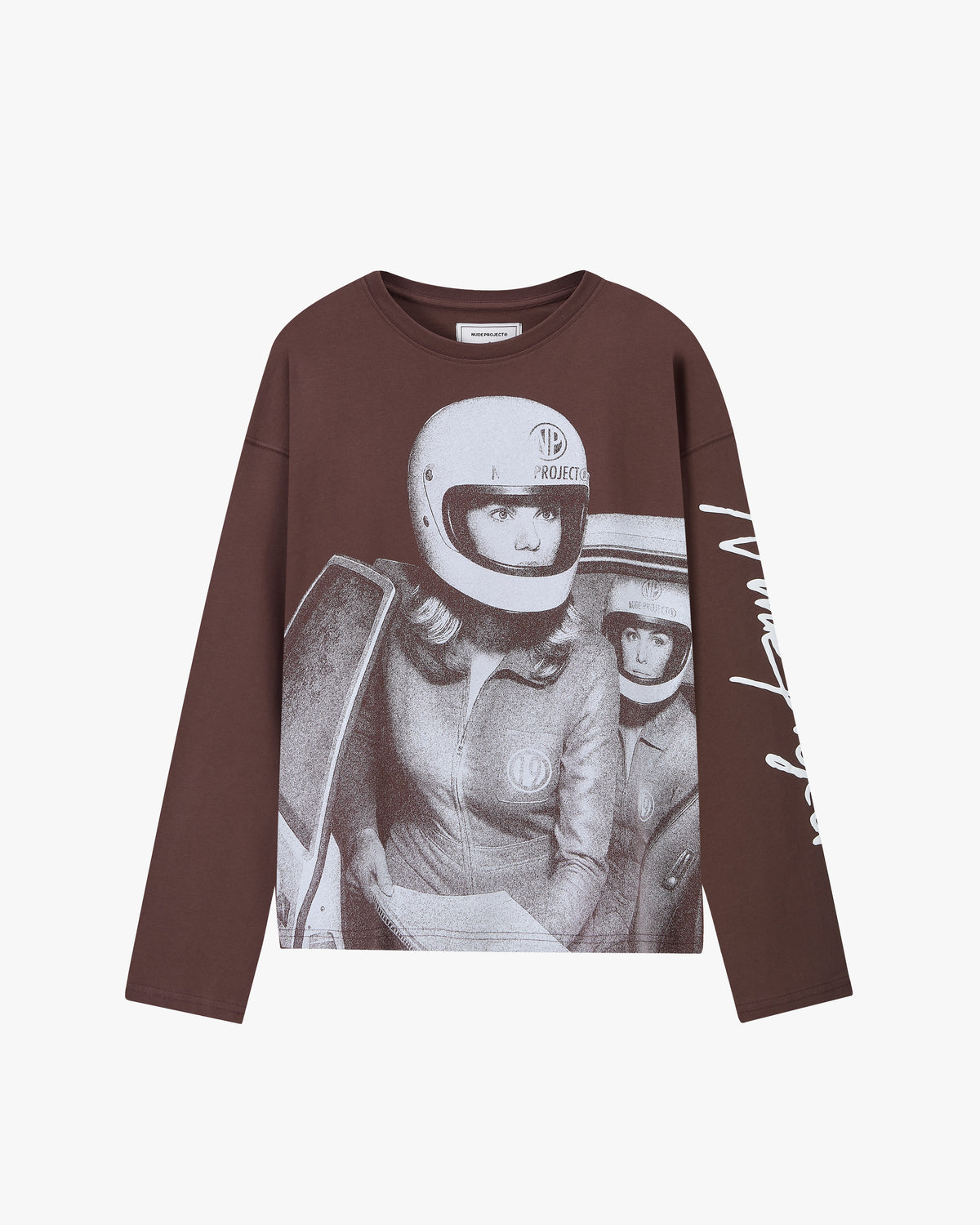 Rally Long-Sleeve Tee Brown