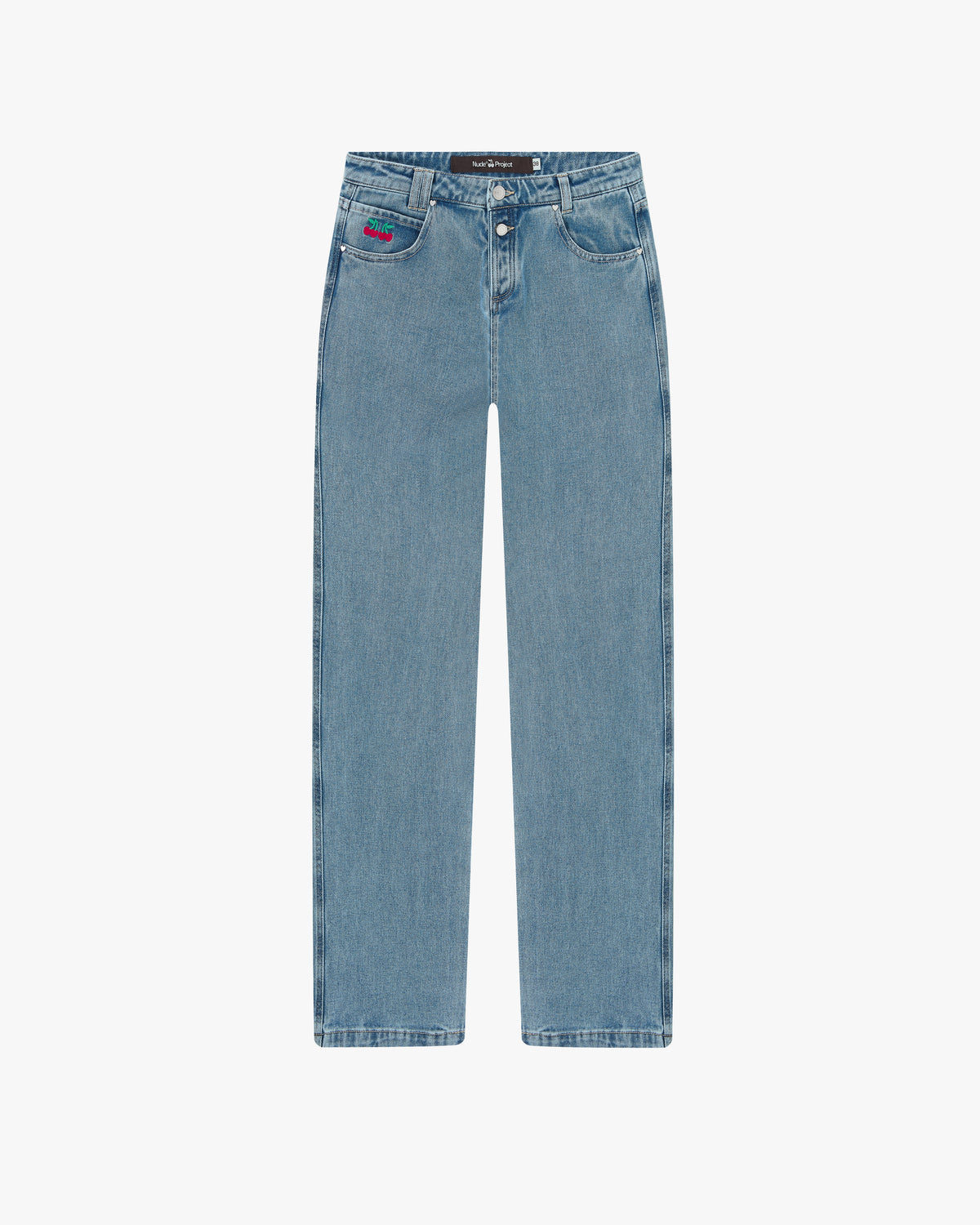 Basic Straight Jeans Blue