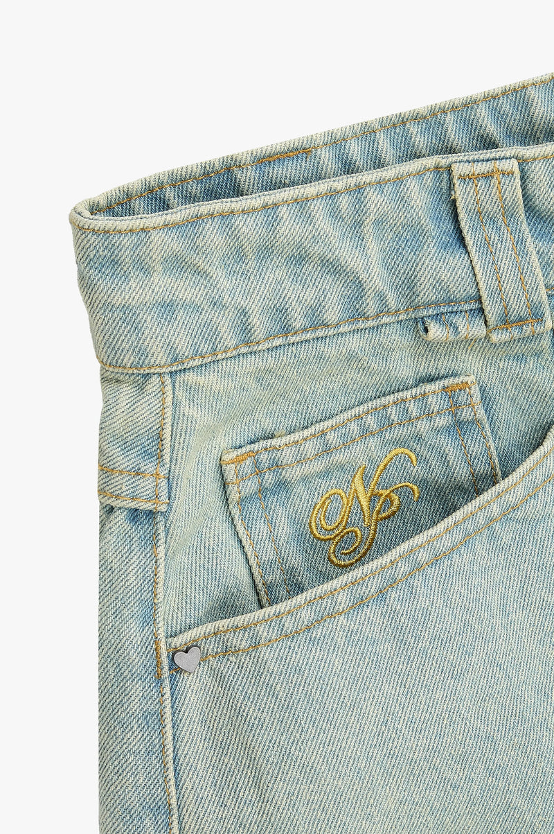 Barrel Jeans Acid Wash