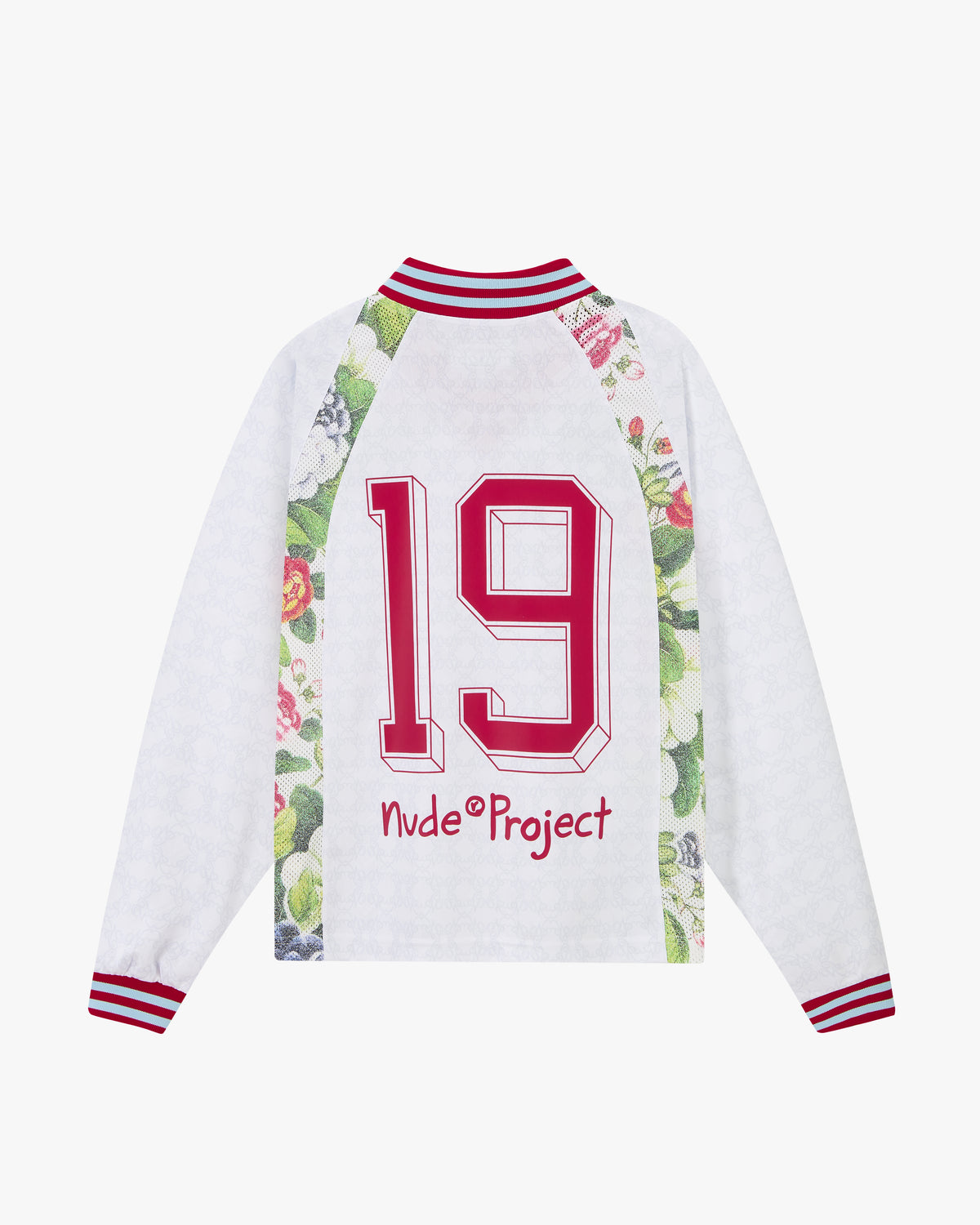 Blaze Football Long-Sleeve Tee White