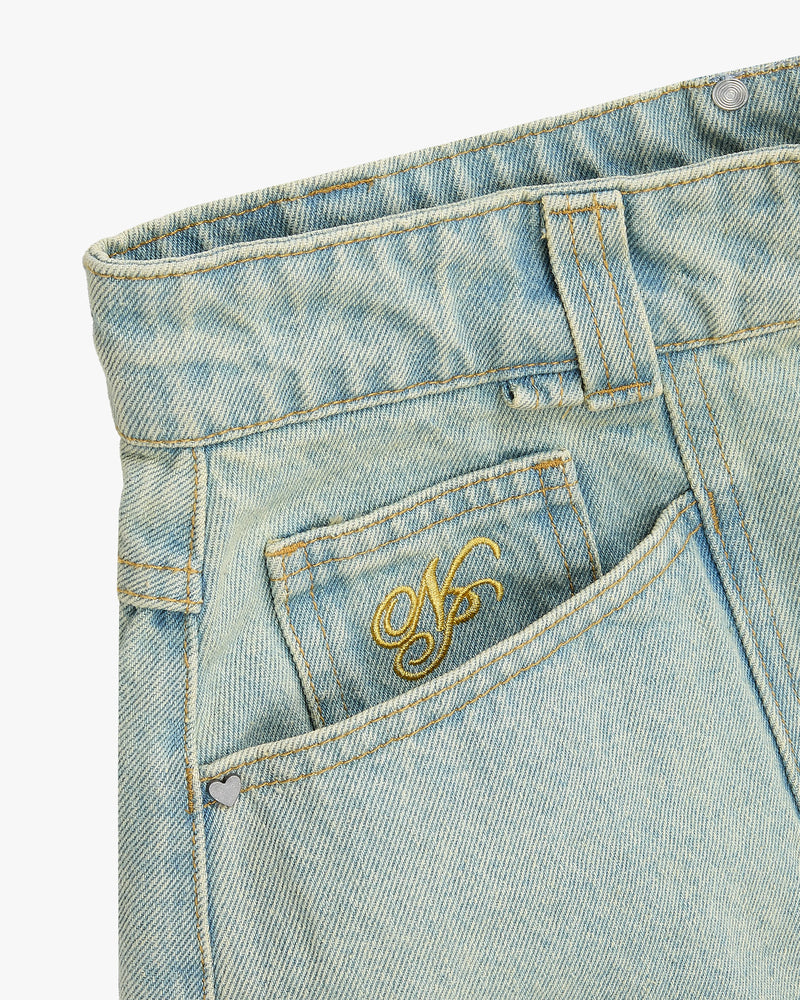 Barrel Jeans Acid Wash