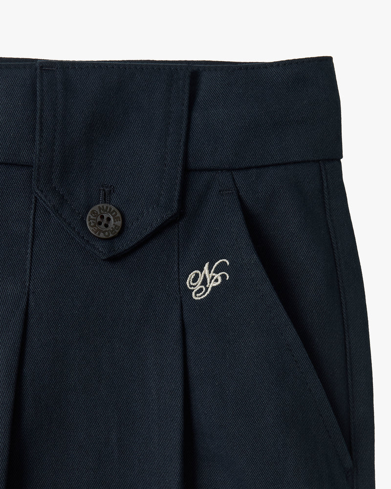 Vinyl Chino Pants Navy 2026