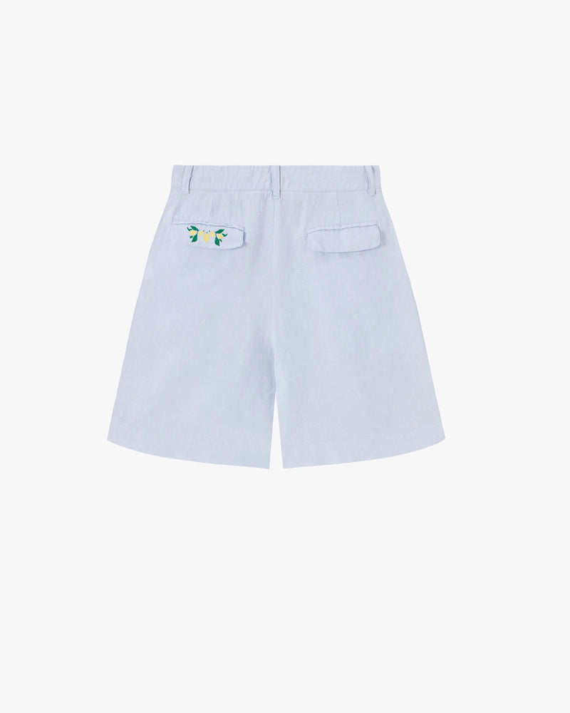 Kimchi Linen Shorts Baby Blue