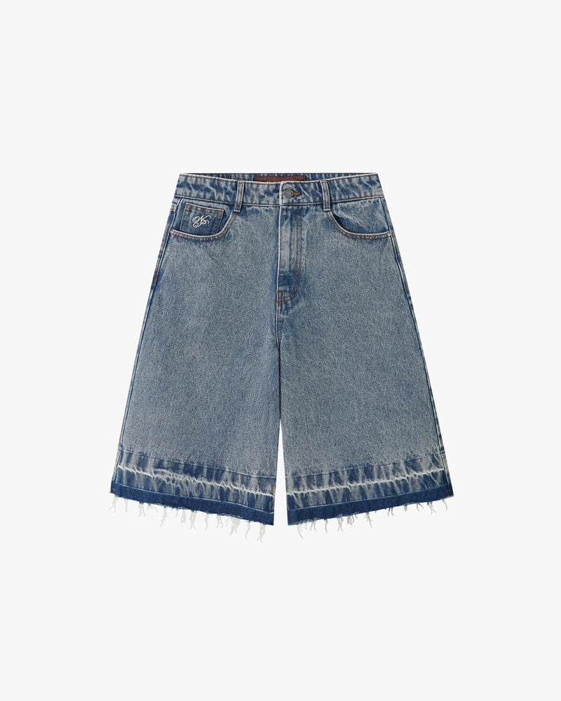 Old Baggy Denim Shorts Medium Blue