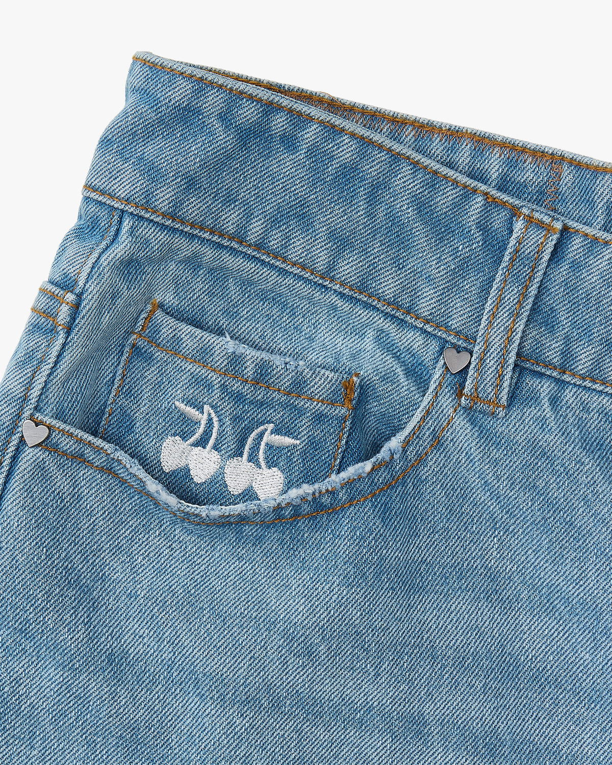 Basic Straight Jeans Light Wash