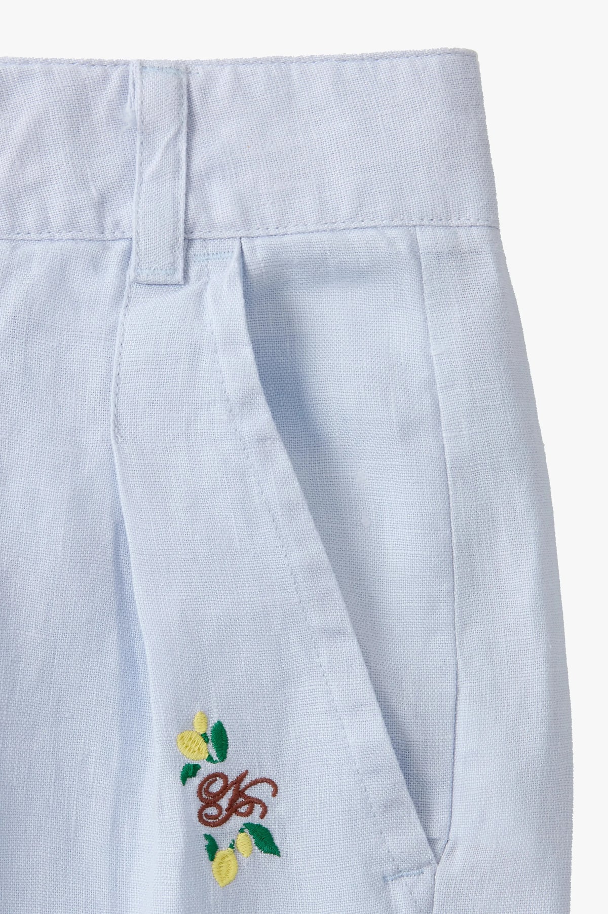 Kimchi Linen Shorts Baby Blue