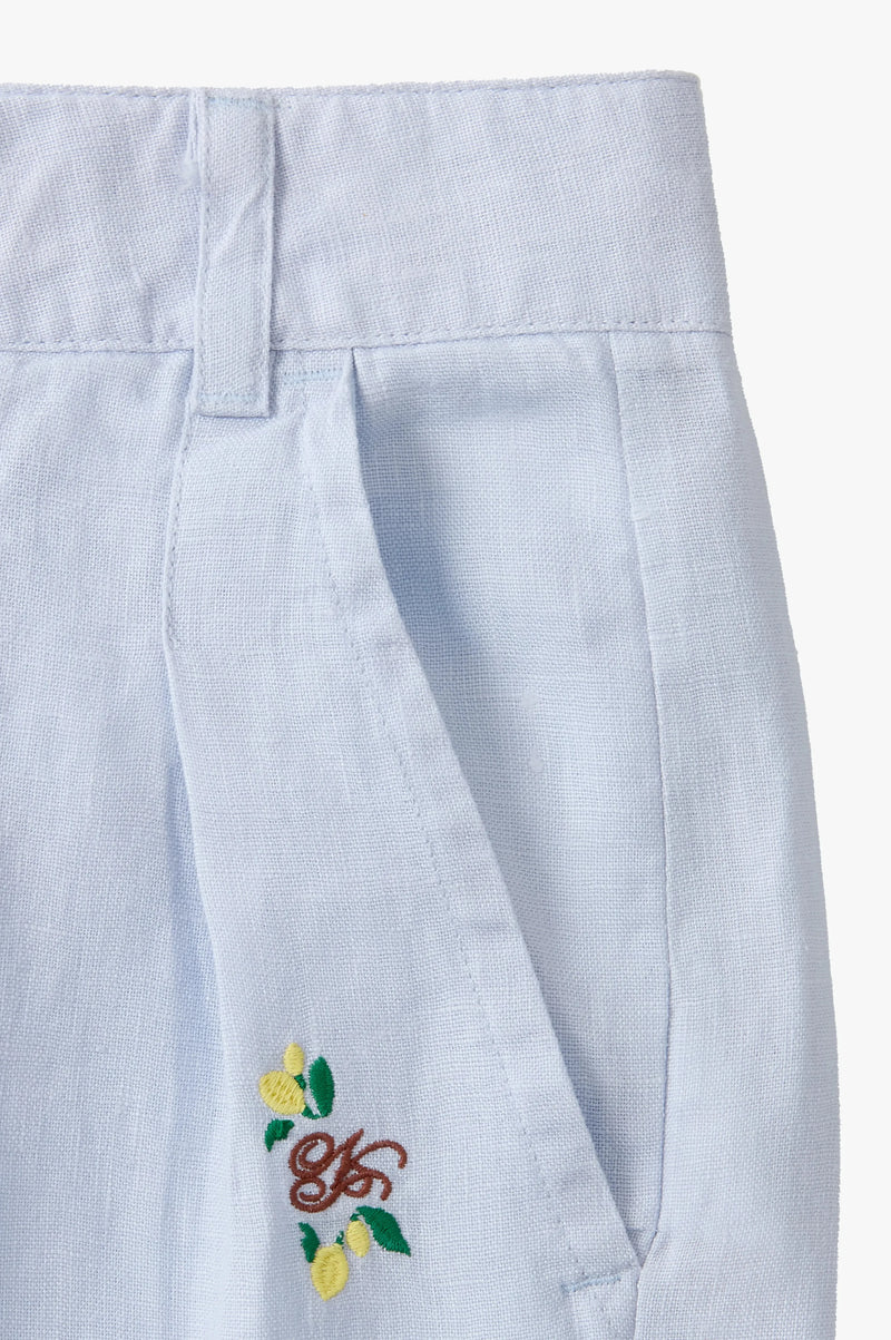 Kimchi Linen Shorts Baby Blue