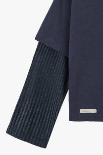 Sport Long-Sleeve Tee Navy