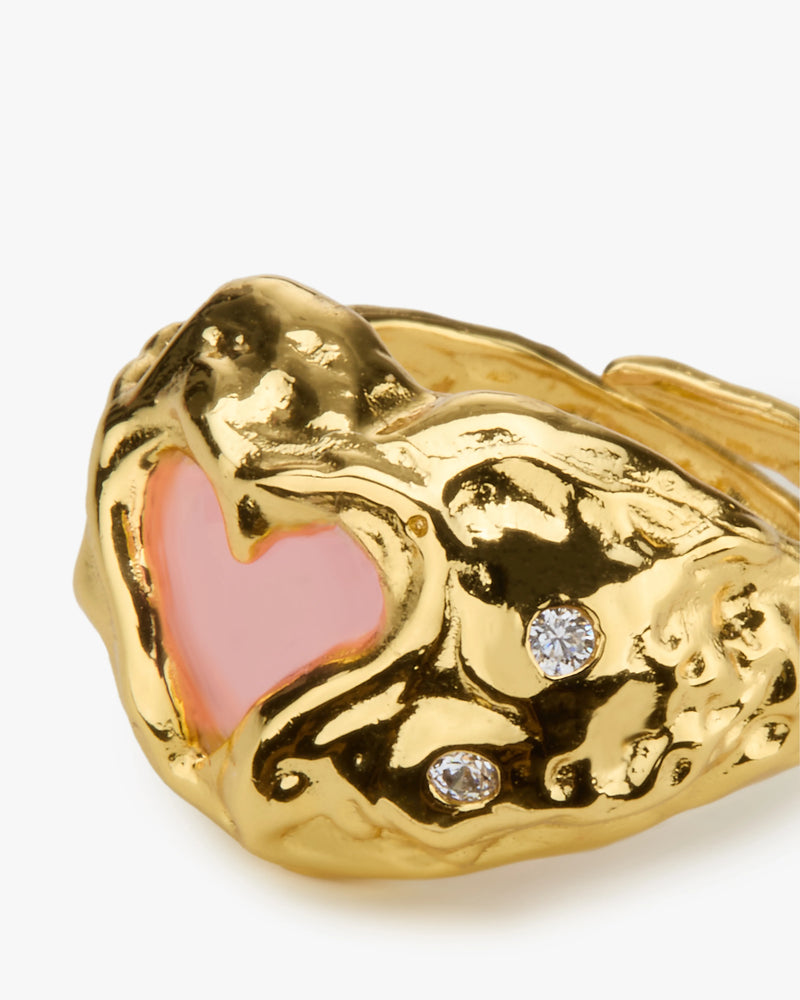 S925 Lovers Ring Gold