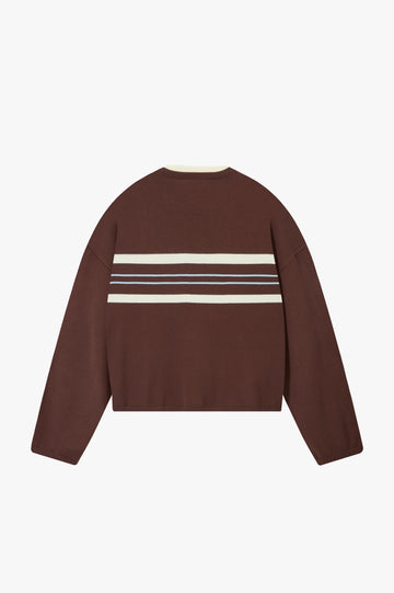 Smith Knit Sweater Brown